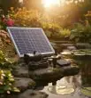 Solar Pond Pump SE 700 - Smart Garden Series Showing the High conversion rate solar panel