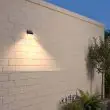 Guardian Adjustable Solar Wall Light – 1000 Lumen Warm White - PowerBee – Lifestyle 2