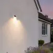 Guardian Adjustable Solar Wall Light – 1000 Lumen Warm White - PowerBee – Lifestyle 2
