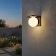 Lunar Sphere 1000 Lumen Spherical Solar Light – Moonlight Glow – Lifestyle 2