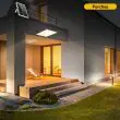 Ultra-Thin Solar Wall Light – 2400 Lumens, PIR Motion Sensor