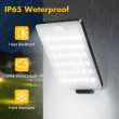 Ultra-Thin Solar Wall Light – 2400 Lumens, PIR Motion Sensor