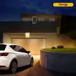 Ultra-Thin Solar Wall Light – 2400 Lumens, PIR Motion Sensor
