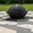 Zen Ripple Solar Dome Water Feature – Dimensions 54cm x 31cm
