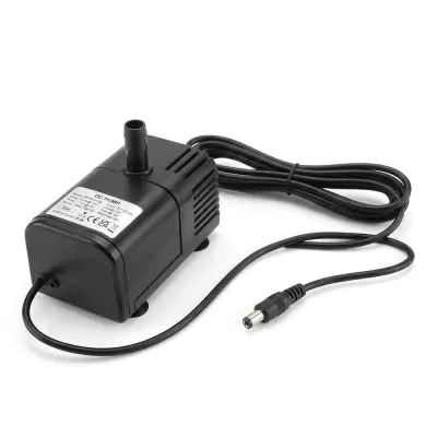PowerBee BP401215D DC Water Pump 18V 890LPH 3M Head — three-quarter view on white