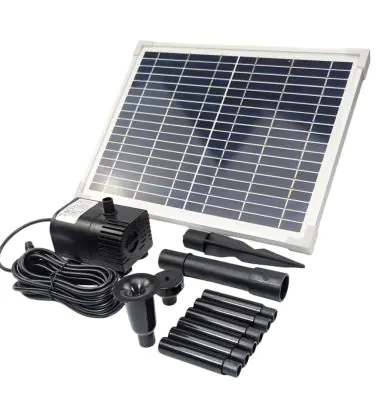 Solar Pond Pump SE 700 - Smart Garden Series Showing the full kit