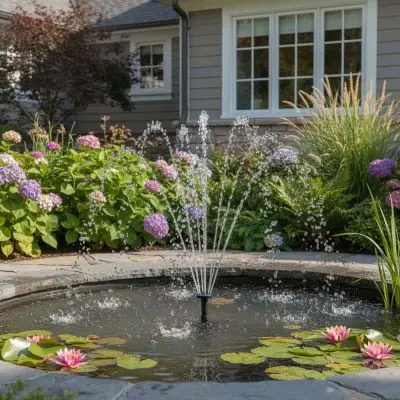Sunspray 450 Solar Fountain – 260 LPH, MPPT Battery Backup