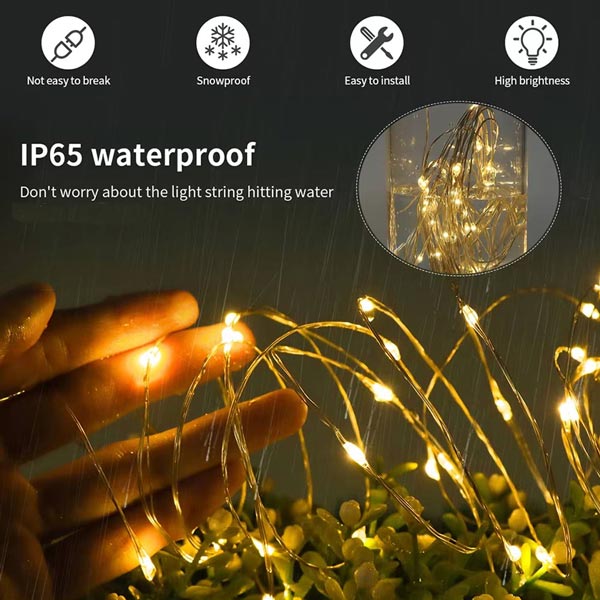 U.saf Firefly Hanging Watering Can Solar Lights Charming Outdoor - View #3