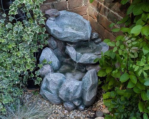 Pre-Made Solar Cascading Water Features