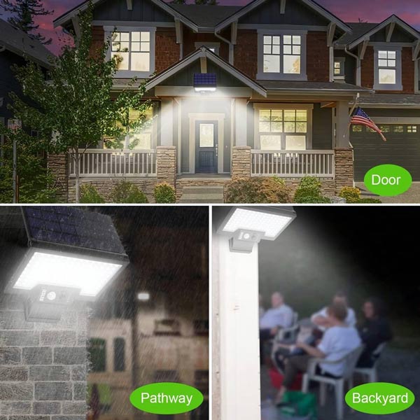 2400 Lumen Solar Wall Light – Hybrid Solar and USB | PowerBee