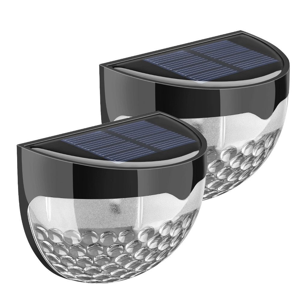 Eclipse Outdoor Solar Wall Light : pack of 2