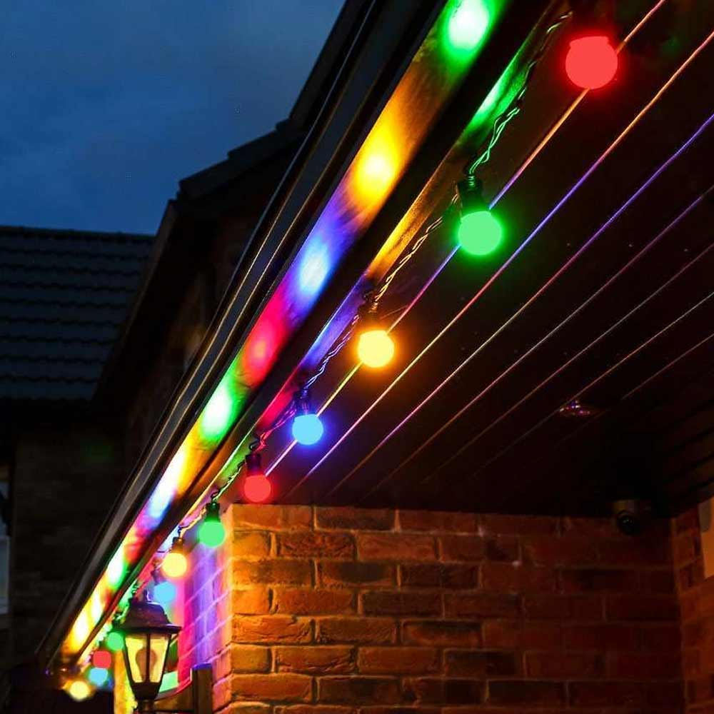 Outdoor Festoon Lights Connectable Multi Colour