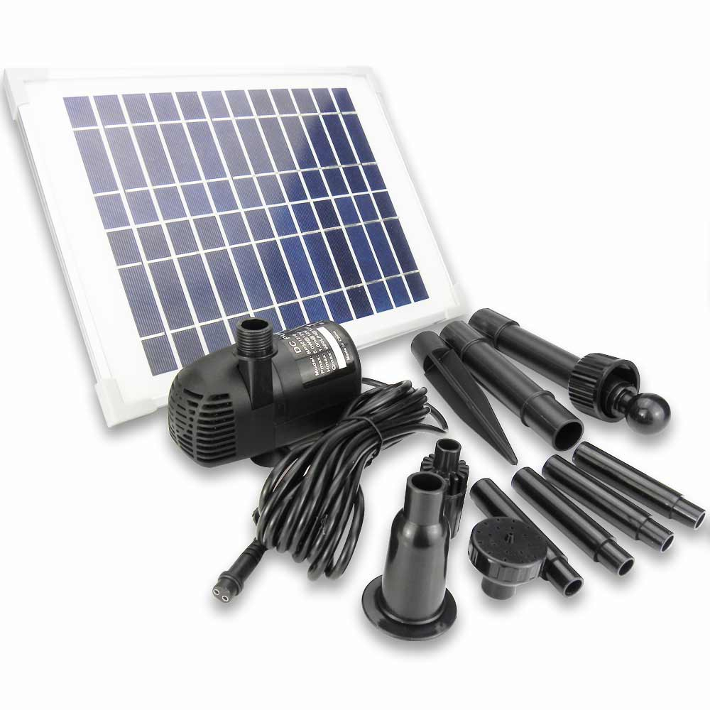 Solar Powered Water Fountain - full kit