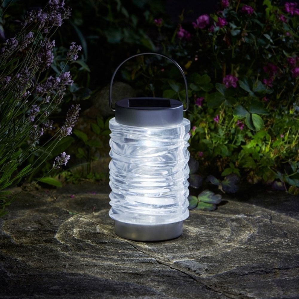 solar powered wave lantern
